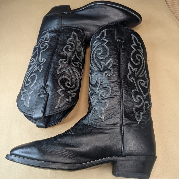 Justin Boots men's size 10 3E Western cowboy boots.These Justin boots look grea - Picture 5 of 10